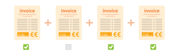 betaalplan selecteer files